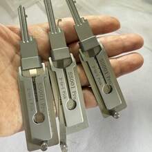 1 件二合一紧急开启工具，民用锁匠撬棒，便携式，高精度专业工具，不适用于所有锁芯