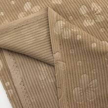 Vải nhung polyester nhung kẻ hoa, 19,68x59 inch, vật liệu chần bông cắt sẵn để làm ví thủ công DIY, đồ thủ công DIY cho túi nhỏ, đệm, ví, đồ chơi, ví đựng tiền xu, chắp vá, búp bê thủ công thoáng khí - Nhiều màu - Xem 3