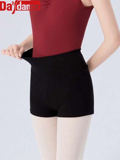 Daydance Women Comfort Ballet Dance Practice Shorts Ladies Fitness Shorts Simple Fashion Pants(The Size Is Too Small, It Is Recommended To Take One Size Larger)