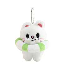 1 pieza Llavero/Colgante de muñeco anillo flotante de peluche con estilo coreano de niño sin hogar, igual que Yongbu - Multicolor - Ver 20