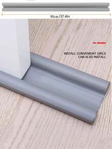 1/2件皮革门底密封条防风保暖防虫防尘门底密封条房间装饰墙面装饰墙贴贴纸 - 彩色 - 查看 3