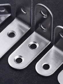 10 件不锈钢直角支架，90 度 L 型连接器，25/30/40/50 厘米家具连接五金件带螺丝 - 彩色 - 查看 6