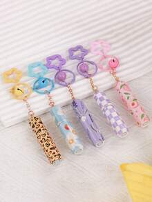 1 chai chiết 5ml, chai xịt, chai chiết. Phụ kiện treo móc khóa, nước hoa 5ml trong chai riêng biệt, chai chiết đáy du lịch di động. Có thể tái sử dụng, thiết kế chiết đáy, thích hợp để chiết nước hoa dạng lỏng, chiết nước hoa, nhỏ gọn và dễ dàng mang theo. Chai chiết nước hoa du lịch thiết yếu cho kỳ nghỉ lễ - Nhiều màu - Xem 2