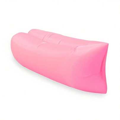 1pc Super Comfortable Inflatable Lounger Sofa Bed - Comes With Storage Bag, Mobile Foldable, Durable Polyester Air Cushion, Outdoor Sofa, Camping Sleeping Pad, Perfect For Camping And Beach Relaxation, Single, Inflatable Sofa