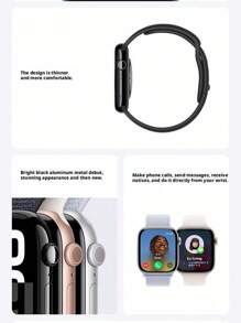 Apple S10 智慧手錶 42mm/46mm 鋁金屬錶殼 GPS款 40%亮度提升 游泳防水 車禍偵測 玫瑰金+淡桃粉色