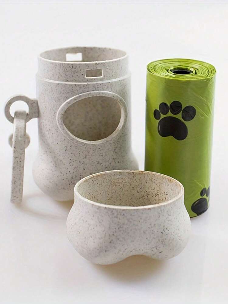 PETSIN 免提狗粪袋分配器 - 耐用塑料，无需电池，非常适合户外散步和训练 - 彩色 - 查看 11