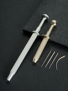 CIZME Kit de herramientas para piercing que incluye insertador de taper, agarrador de bolas, herramienta para cambiar piercings en calibres 16G, 18G y 20G para perforaciones internas/externas con rosca o a presión en oreja/nariz/ombligo/labio - Plateado - Ver 12