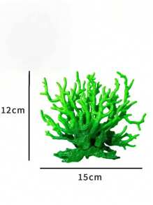 Adorno de planta de coral flexible de gran tamaño para pecera, decoración de paisajismo acuático para acuario