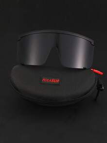 POLASUP 1 set de gafas reflectantes plateadas de ciencia ficción extragrandes para parabrisas de moto, gafas de moda para hombre y mujer, estilo steampunk punk, estampado de leopardo Y2K, sin montura, tintadas, gafas de moda clásicas vintage, estilo retro, lujosas, montura grande, montura media cuadrada ovalada de metal, ideales para conducir, pescar, acampar, andar en bicicleta, senderismo y correr. Gafas decorativas. - Multicolor - Ver 9