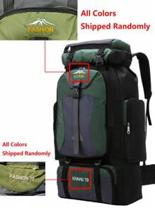 Sac d'alpinisme multifonctionnel, sac à dos léger et respirant, sac de voyage de grande capacité, sac de randonnée , sac de bagage multifonctionnel, sac de camping simple, sac de ski quotidien, convenant pour les voyages, les vacances, l'alpinisme, le ski, la randonnée, le camping, les sports de plein air, le déménagement, la prévention des tremblements de terre, les cadeaux de Noël, les cadeaux d'anniversaire
