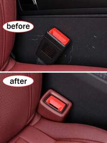 2 Stück Gurtschlitz Halterung, Clip Schutz, Gurtschnalle Befestigung, Fahrzeug Innenraum Gurtschnallen Abdeckung