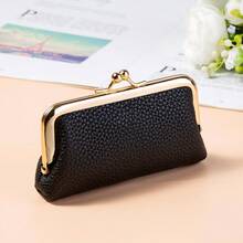 Fashionable Retro Women's Bifold Zipper Coin Purse Suitable For Daily Use Clip Wallet For Women Wallet Mini Wallet Purse Wallet Coin Wallet Wristlet Wallet Wallet - Multicolor - View 6