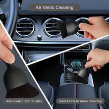 11pcs Auto Windshield Cleaning Kit With 6 Reusable Microfiber Pads, 2 Spray Bottles, Extendable Handles - Green, Popular Auto Cleaning Essential - 灰色的 - 查看 7