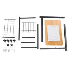 kangten Adjustable Bed Side Table, Side Table With Wheels, Mobile Standalone Table - Khaki - View 10