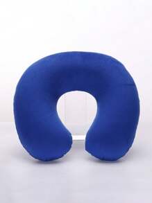 1 Almohada de viaje, Almohada de cuello, Almohada de avión, Viaje en coche, Almohada de cuello de oficina en casa, Botón a presión con funda suave, Almohada de cuello en forma de U, Almohada portátil para estudiantes y adultos, Soporta el cuello y protege la columna cervical cuando se estudia, Almohada inflable en forma de U para viajes, Almohada inflable para avión