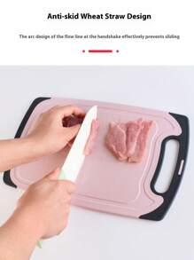 1 件双面抗菌防霉家用辅助食物切菜板-水果切菜板-防粘厨房切菜板-刀板，适用于烹饪，家庭，户外，酒店，厨房，万圣节，圣诞节，感恩节物品，厨房用具，切菜板，砧板，美味佳肴，万圣节礼物