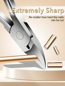 ANDVICTORY 1pc Stainless Steel Ingrown Toenail Nipper, Cuticle Trimmer Tool - Multicolor - View 3