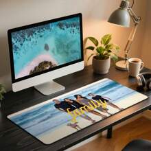 Extra Large Custom Mouse Pad: Personalized Gaming Desk Mat, Non-Slip Rubber Base, Water-Repellent Surface - 35.4 X 19.68 Inch