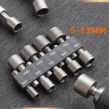 Socket Bit Set Kit For 5 To 13mm Screwdriver - 銀色 - 查看 5