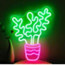Grünes Blatt Neon-Schild, LED-leuchtendes Neon-Schild, USB-betriebenes Neon-Schild, Wanddekoration Stimmungslicht, grünes Blatt LED-Licht für Männerhöhle, Schlafzimmer, Wohnzimmer, Weihnachten, Geburtstag, Geschenk, Bar, Club, Café, Geschäft, Party, Fensterdekor, einstellbares Kunstblattlicht