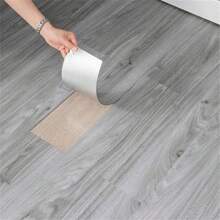 1 Set/10 Stück 51cm x 15cm Holzmaserung Bodenstreifen Selbstklebende Fußbodensticker, frei gestaltbar, Wanddekorations-Aufkleber, ablösbar und klebend, selbstklebende Tapete, selbstklebende Wandaufkleber, Fußbodensticker für Wohnzimmer, Schlafzimmer, Büros, verschiedene Innenräume