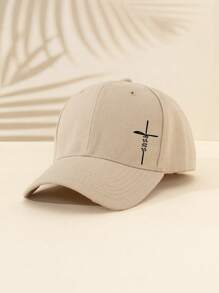 1 Piece Men Blessing Baseball Cap, Outdoor Casual Style All-Season Curved Brim Golf Hat, Hard-Top Fashionable Golf Hat, Adjustable Size, Suitable For Daily Matching, Holiday Gift