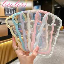 Compatible With IPhone 16 Case, 16Pro Case, 16Plus, 16ProMax, Korean, Stylish, Wave, Cute, IPhone15 Case, IPhone15pro Case, Shockproof, Clear Back, IPhone14, 14Pro Case, Clear, Wavy, Wavy, IPhone13, Transparent, Soft, Magnet, Wireless Charging, IPhone12 Case - 天藍色 - 查看 4