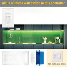 This Versatile Remote Adjusts RGB And White LED Lights, Offering Color-Changing, Brightness, And Mode Control. Compatible With RGB Strip Lights And White LED Fixtures, It Features Intuitive Buttons For Seamless Ambiance Customization-No-Frills Solution For Home Or Decor Lighting Setups. - White - View 4