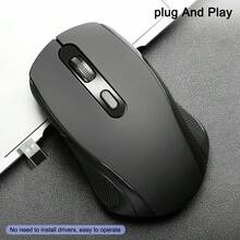 Wireless Mouse, Anti Slip Scroll Wheel, Ergonomic Design, Suitable For Laptops Pc,Chromebook Compatible With MacBook Mouse With Usb Nano Receiver, Wireless Computer Mouse - Multicolor - View 5
