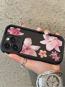 1 chiếc ốp lưng điện thoại TPU chống sốc họa tiết hoa ly hồng tối giản, tương thích với iPhone 16 Pro Max/15 Plus/14/13/12/11/8P/XS Max, Galaxy S24 Ultra/S23FE/S22/S21/S20/A52S/A15/A03. Chống nước, chống rơi vỡ và chống trầy xước. Phiên bản quốc tế, không phải phiên bản nội địa. - Nhiều màu - Xem 2