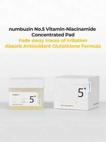 numbuzin 5% Niacinamide Concentrated Cotton Pads, Gel-Like Cotton Texture, Infused With Essence, Brightens Complexion, Hydrates And Repairs, Reduces Dullness, Korean Cosmetics, 70 Pads/6.08 Fl Oz. - 70 Pads/6.08 Fl.oz - View 10