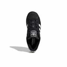 adidas originals Superstar 2 舒適百搭 低筒 兒童板鞋 黑色 - 黑色 - 查看 3