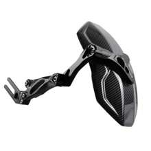 Universal Motorcycle Rear Adjustable Electrocar Modified Mudguard Imitation Carbon Fiber Rear Wheel Mudguard