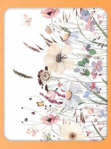 1pc Small Floral Mouse Pad For Laptop/Computer Office Use