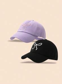 Casquette de baseball pour enfants pour le printemps et l'été, casquette de baseball à sommet vide pour filles, chapeau de soleil avec protection UV pour queue de cheval, chapeau de soleil pour le printemps et l'automne pour les activités de plein air quotidiennes, pour enfants de 3 à 10 ans