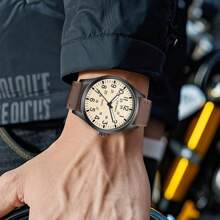 Foxbox Reloj de cuarzo fashion simple LIGE para hombre, reloj deportivo multifuncional para estudiantes, con calendario luminoso disponible en varios colores
