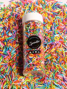 8OZ/226G Rainbow Bake Decorations Mix Confetti For Cupcakes, Ice Cream, Cookies, Cakes,For Inedible Only - Multicolor - View 14