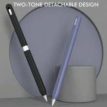 Pencil Case Compatible With Apple Pencil Pro And 2nd Generation Case Silicone Protective Cover Sleeve Skin - Multicolor - View 9