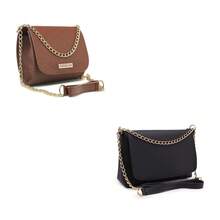 TWO-PIECE KIT: WOMEN'S COLOR SHOULDER BAG AND CROSSBODY BAG