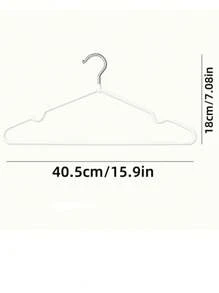10pcs Steel Clothes Hanger,Multi-Color Option
