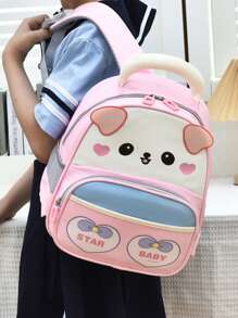 Mochilas de Campus Fofas em um Novo Estilo com Estampas Adoráveis, Leves e Casuais Tanto para Meninos Quanto para Meninas, Ideais para a Escola ou de Volta às Aulas