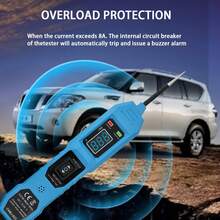 带 LED 电压显示的汽车电路测试仪 - 3.5-36V 直流电源探头套件，适用于车辆，耐用塑料外壳，精确的 0.1 测量精度，适用于汽车、卡车和摩托车的电气测试工具