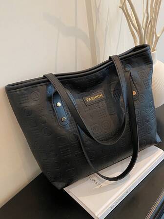 1 Pc Nylon Fashion One Shoulder Tote Bag, Gift For Valentine's Day