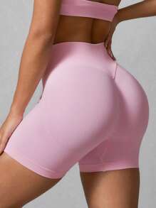 Gym Shorts Woman High Support Fitness Sports Biker Short Workout Scrunch Butt Yoga Seamless Leggings Running Skipping