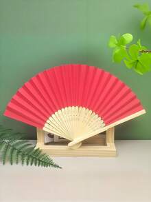 7 Inch Blank Paper Fan Colorful Paper Fan, Blank Folding Fan Painting Fan, Creative DIY Handmade Supplies Coloring, Handmade Materials, Fan For Anime, Fan For Stage, Fan For Wedding, Cooling Fan, Must Have In Summer, Many Colors For You To Choose From! - White - View 29