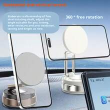 360° Vacuum Suction Cup Car Phone Holder, Compact And Telescopic Design With One-Click Lock, Stable And Hands-Free Necessity For Driving - Multicolor - View 11