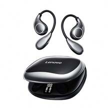 Lenovo Bluetooth Headset TA320 Open Sports Headset Bluetooth 5.4 Ultra-Low Latency Apple And Android Compatible Non-In-Ear Comfortable Style Black - Black - View 1
