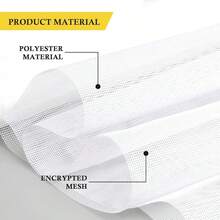 New Fowong Fly Screens For Windows 120cm X 250cm Durable Polyester Window Screen Mesh Mosquito Window Nets To Keep Bugs Out Insect Mesh Replacement Suitable For Windows Doors Or Skylights White - 120X250cm - View 4