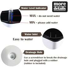 2 Pack Rectangular Planter 15.6 X 5.4 In Self Watering Window Sill Planters Indoor Rectangle Planter Self Watering Plastic Plant Pots With Drainage Holes White Flower Pot - 1 - Xem 5