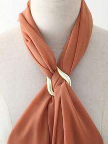 1 chiếc kẹp khăn trùm đầu hijab cỡ lớn bằng kim loại không đối xứng thiết kế riêng cho nữ dùng để mặc hàng ngày cho trang phục - Vòng khăn quàng cổ - Xem 4